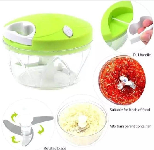 Chopper Jadu Compact – Green Manual Food Chopper for Everyday Kitchen Use