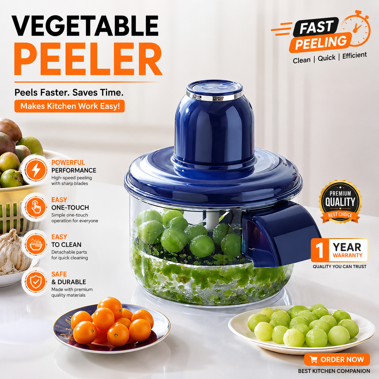 Peeler Jadu – Automatic Electric Fruit Peeler