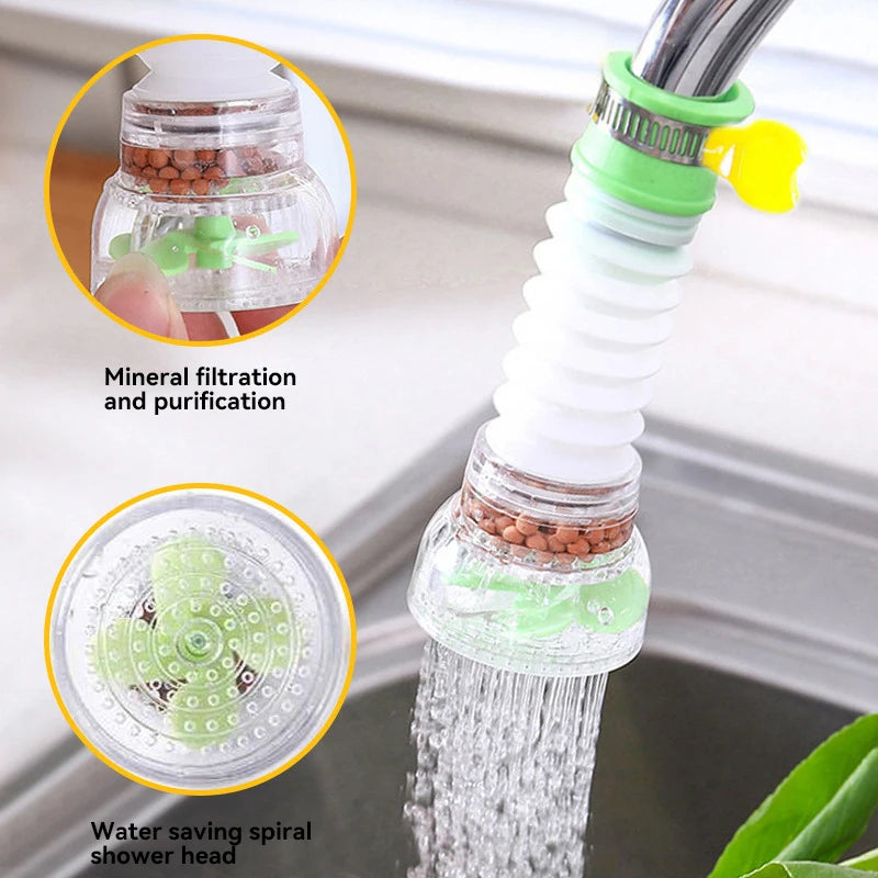 Magic Tap – 360° Water Saving Faucet Filter | Splash-Free Kitchen Aerator