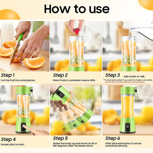 Blender Jadu – Portable USB Rechargeable Juicer | Anywhere, Anytime