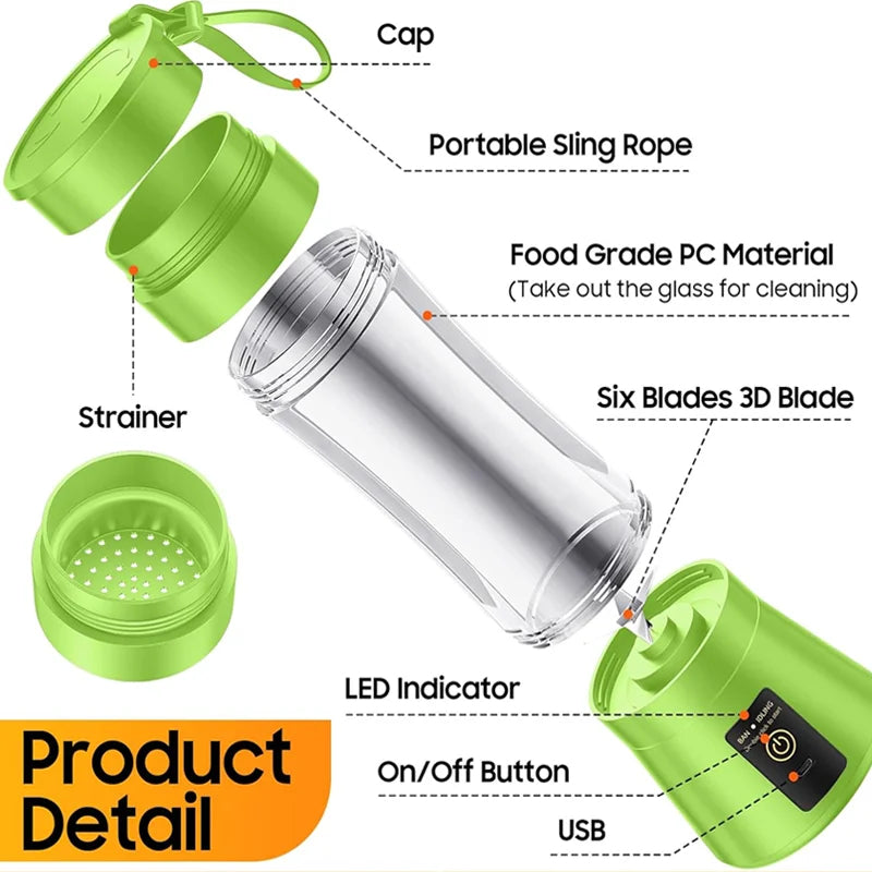 Blender Jadu – Portable USB Rechargeable Juicer | Anywhere, Anytime