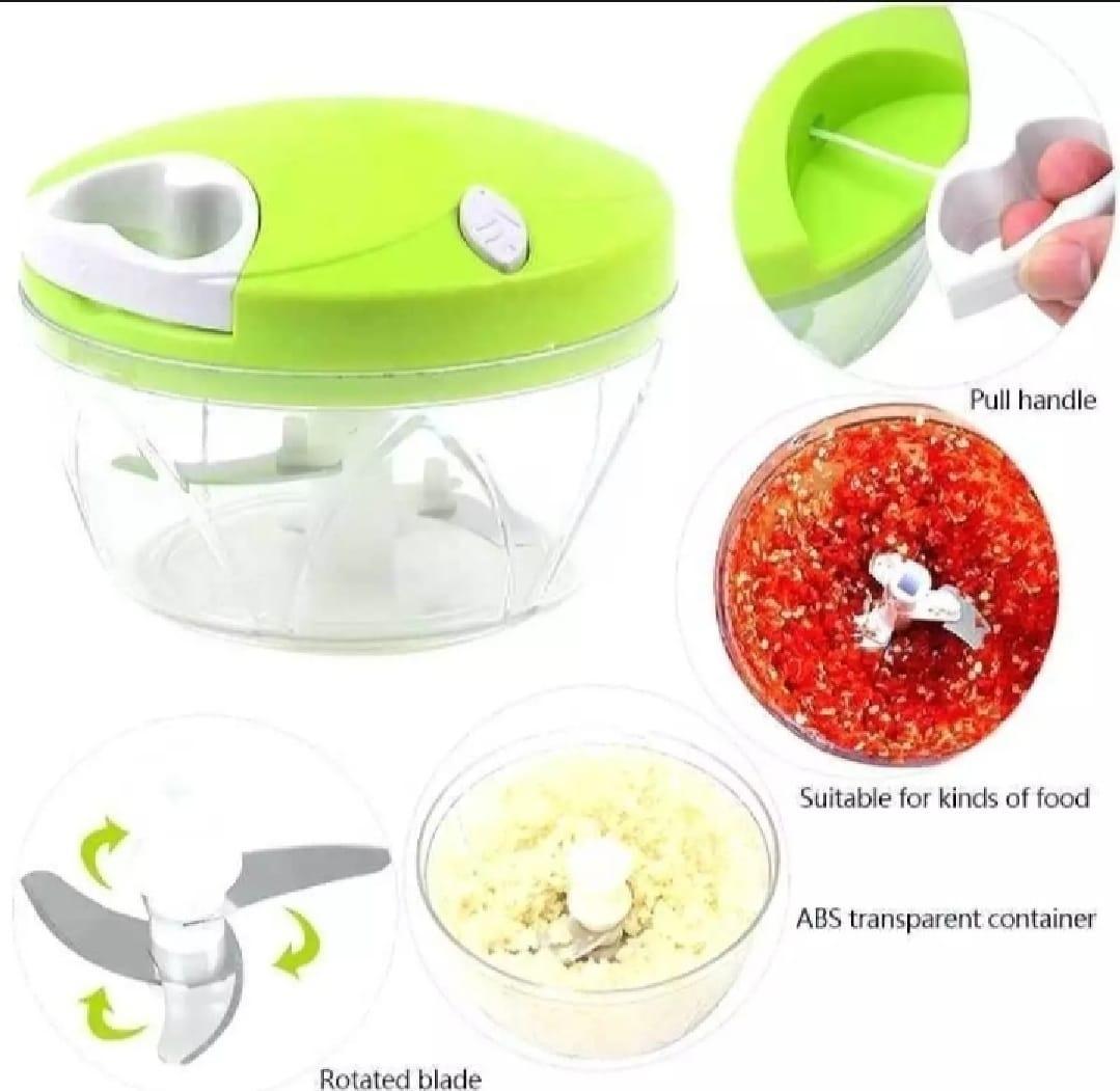 Chopper Jadu Compact – Green Manual Food Chopper for Everyday Kitchen Use