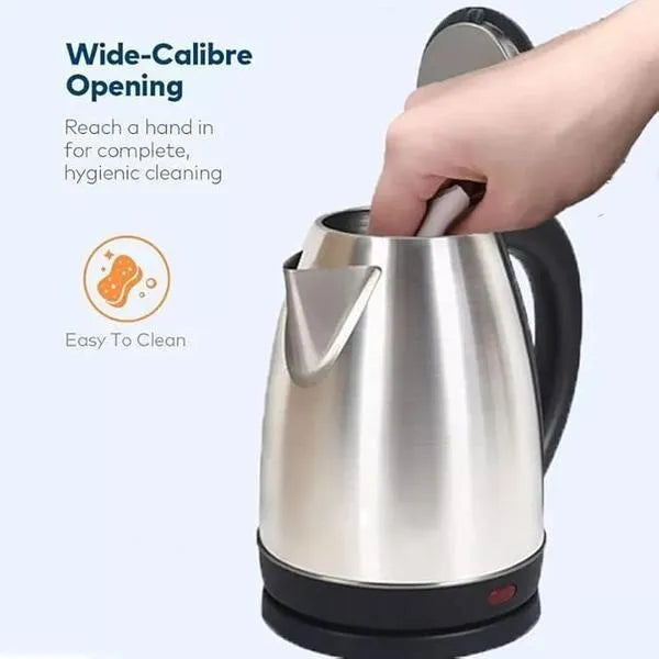 Kettle Jadu – 2L Stainless Steel Electric Kettle | Fast Boil Technology
