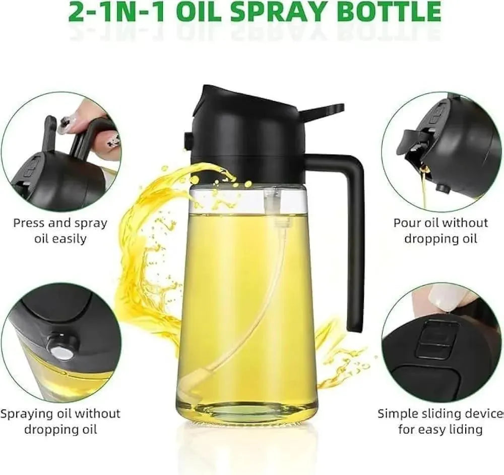 Oil Spray Jadu – Glass Oil Spray Bottle | Healthy Cooking, Less Oil