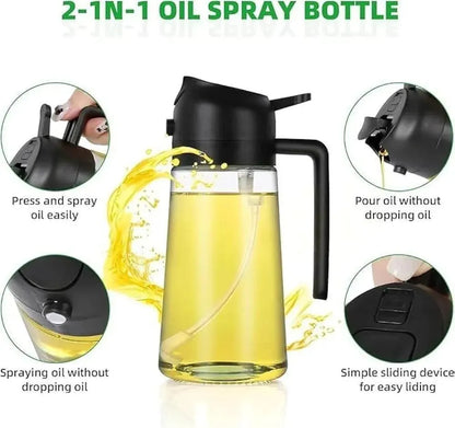 Oil Spray Jadu – Glass Oil Spray Bottle | Healthy Cooking, Less Oil