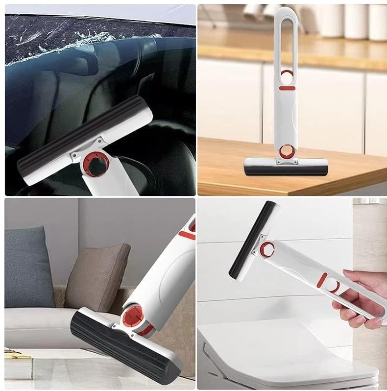 Squeeze Mop Jadu – Mini Window & Car Cleaning Mop | No Bucket Needed