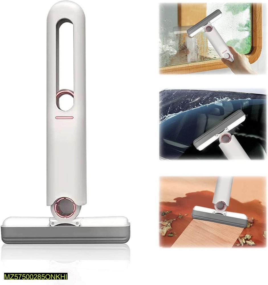 Squeeze Mop Jadu – Mini Window & Car Cleaning Mop | No Bucket Needed