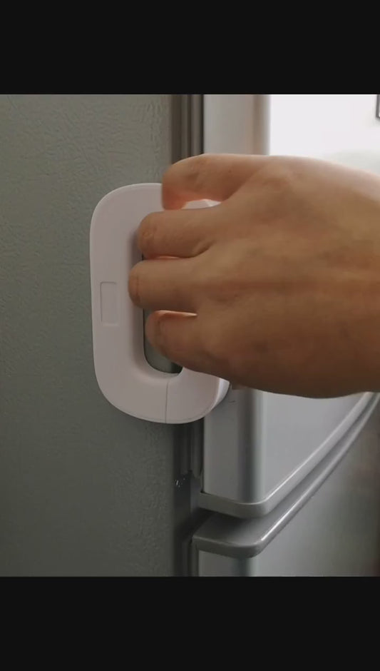 Fridge Lock Jadu – One-Hand Push Safety Lock for Kitchen Fridge & Cabinets