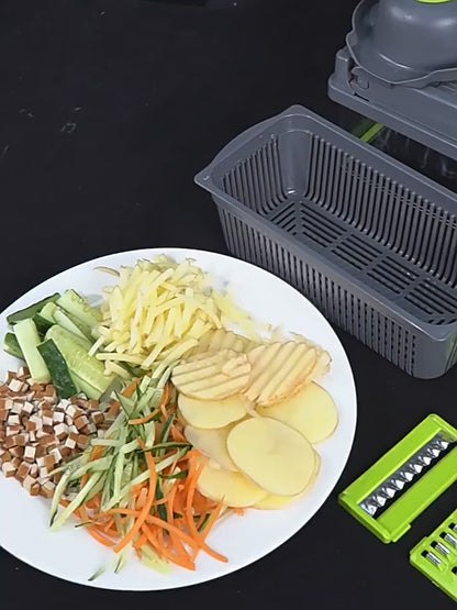 Chopper Jadu Pro – 16 Blade Manual Food Chopper | Fine Cut Technology
